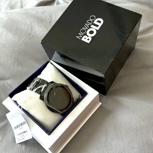 Brand new all black Movado watch
